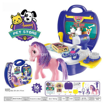 Boutique Playhouse brinquedo de plástico para Pet Store-Horse
